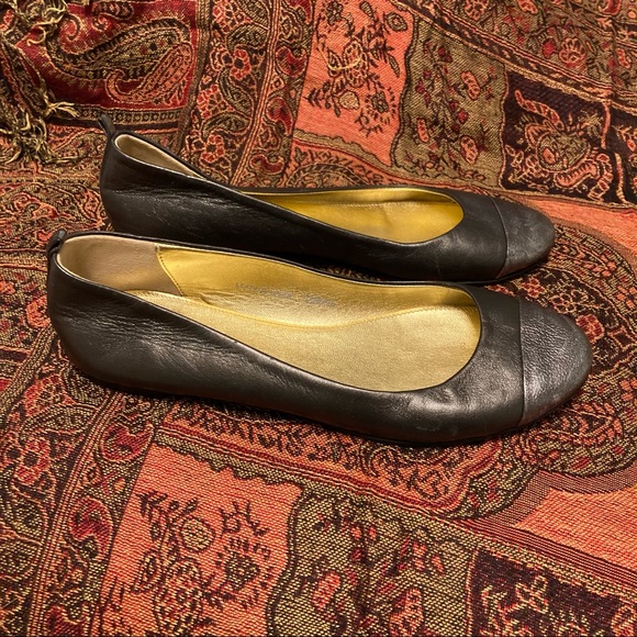 J. Crew 2 toned metallic flats size 6.5 - Picture 6 of 11
